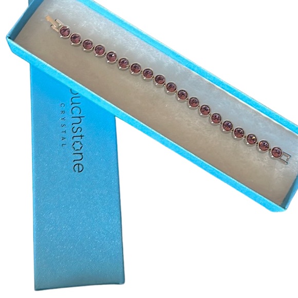 💎 Touchstone Crystal Iris Ice Bracelet Pink New - Picture 5 of 8